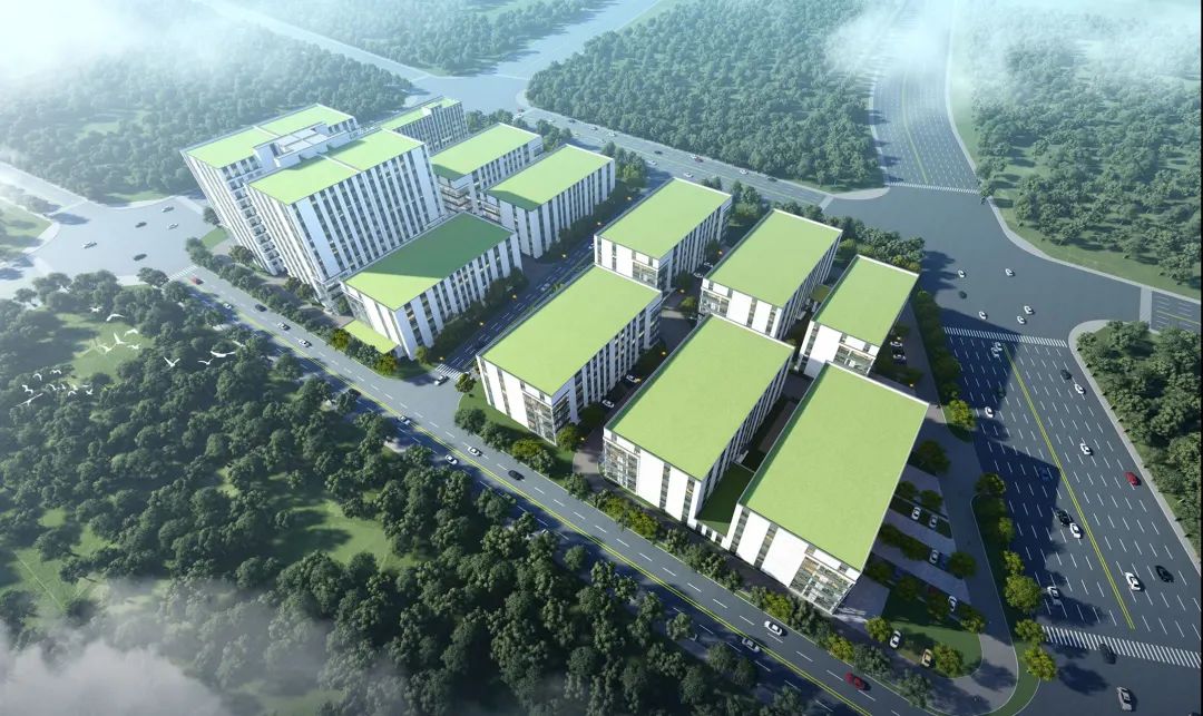 中南高科·智汇谷 惠州惠城区高新科技产业园三栋中心园 5f独栋、11f分层大平层厂房出售